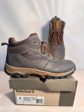 Timberland Gray and Tan Men's Waterproof Hiking Boots